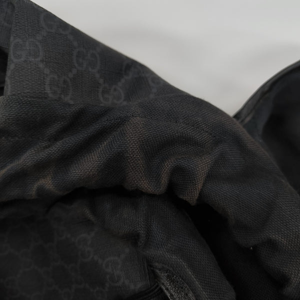 Retro Medium Monogram Coated Canvas Black
