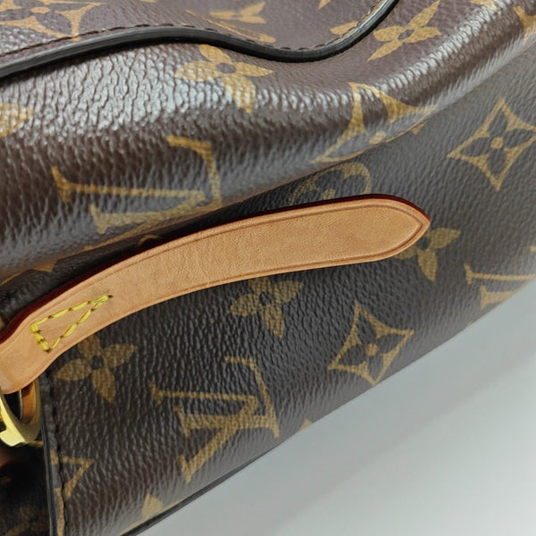 MONTAIGNE Monogram Coated Canvas Brown