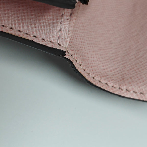 ROSALIE Monogram Coated Canvas Brown Card Holder