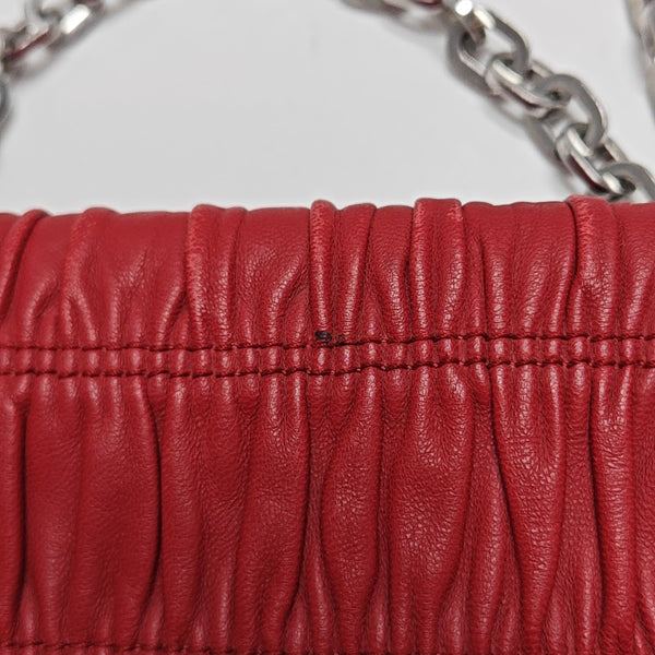 Mini Bag Quilted Lambskin Red