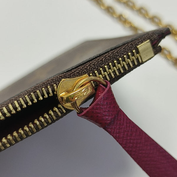FÉLICIE Monogram Coated Canvas Brown