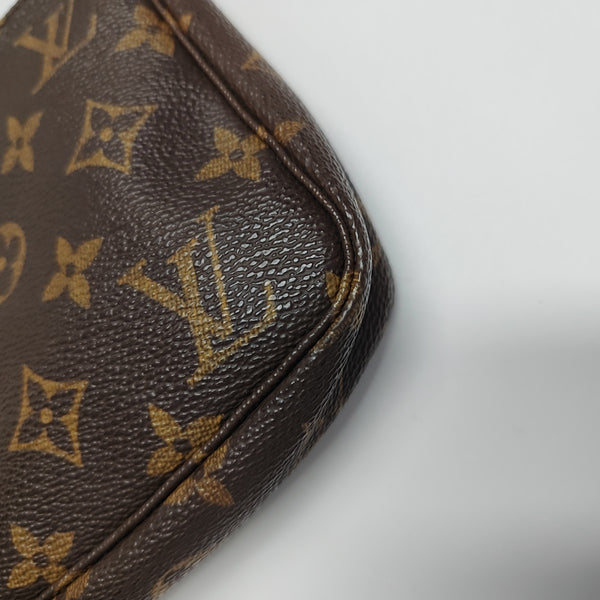 ACCESSOIRES Monogram Coated Canvas Brown