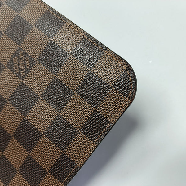 NEVERFULL GM Damier Ebene Coated Canvas Brown