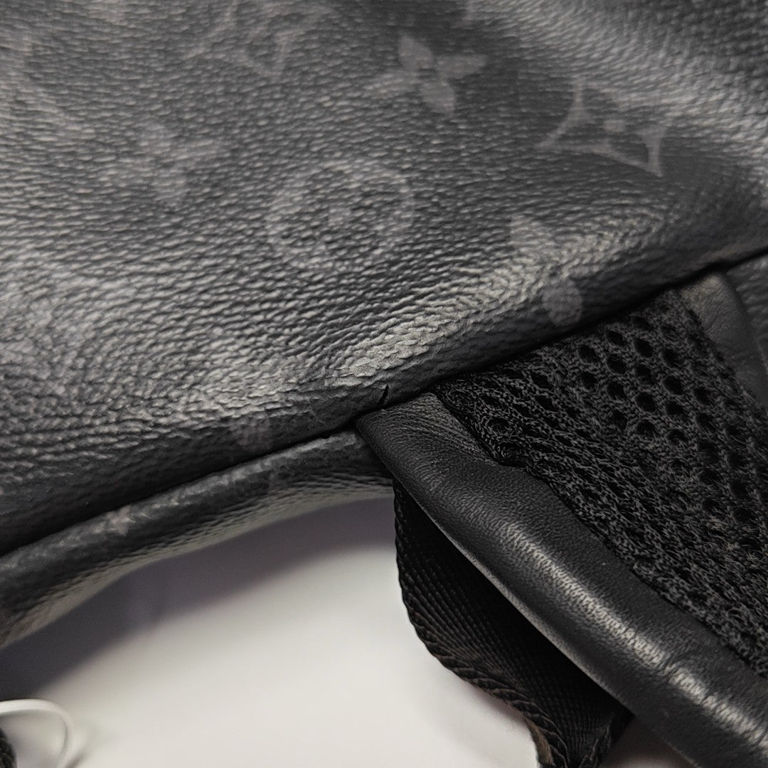 DISCOVERY PM Monogram Coated Canvas Black