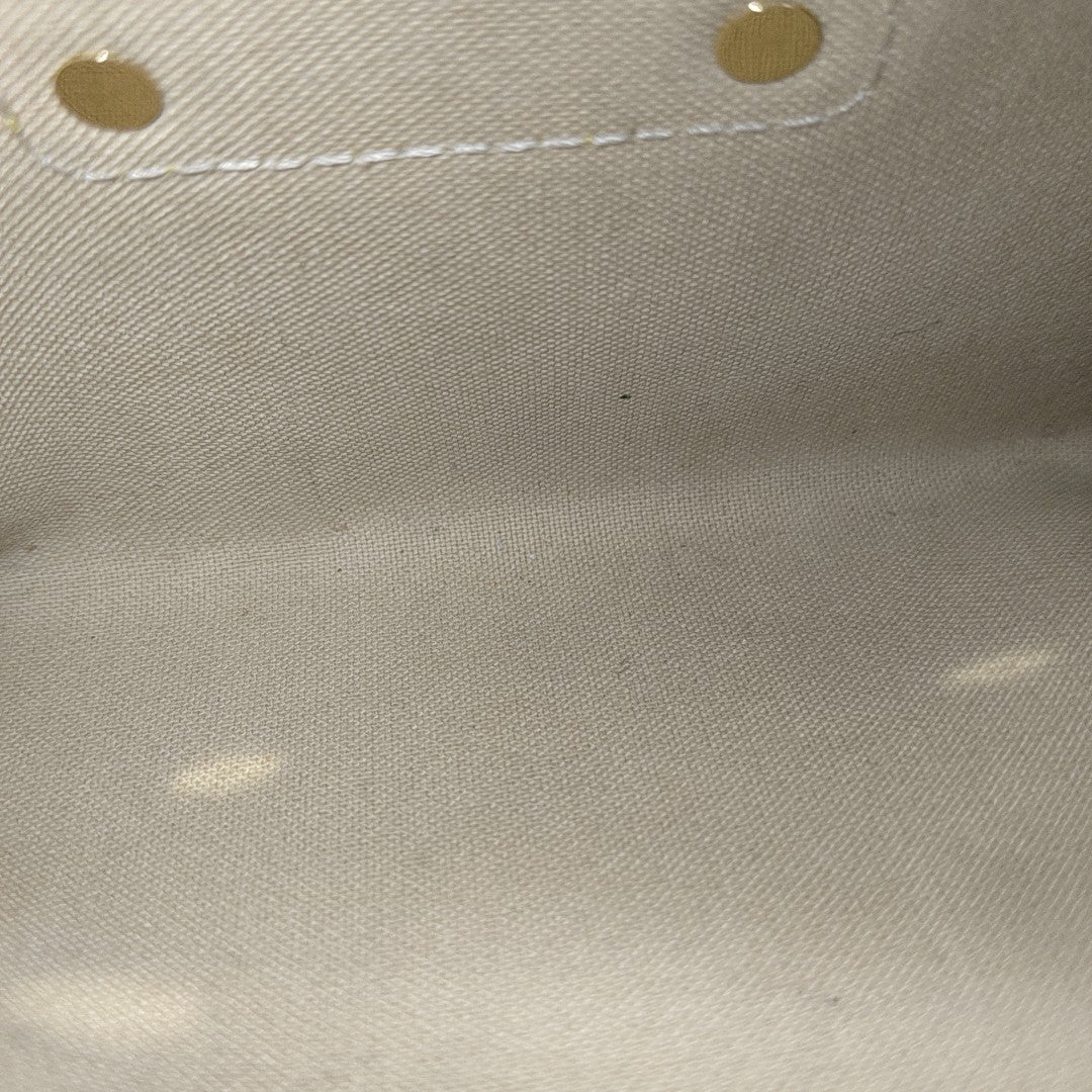 EVA Damier Azur Coated Canvas White