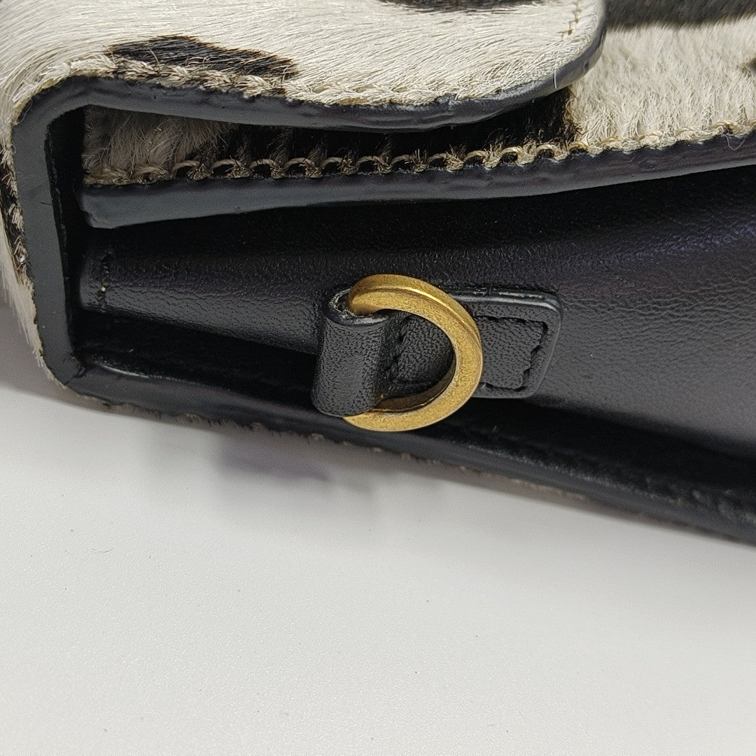 Horsehair Shoulder Bag Multicolor
