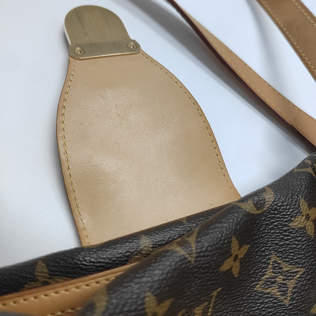 STRESA Monogram Coated Canvas Brown