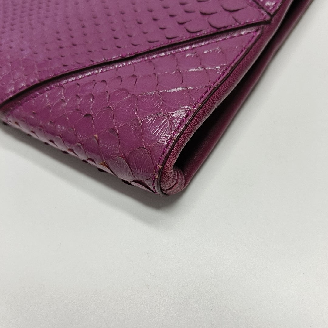 Python Clutch Purple