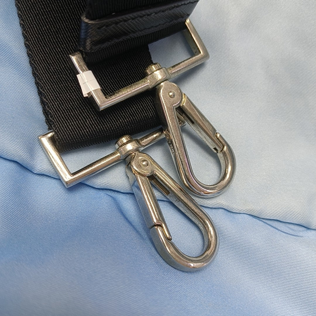 Nylon Shoulder Bag Blue