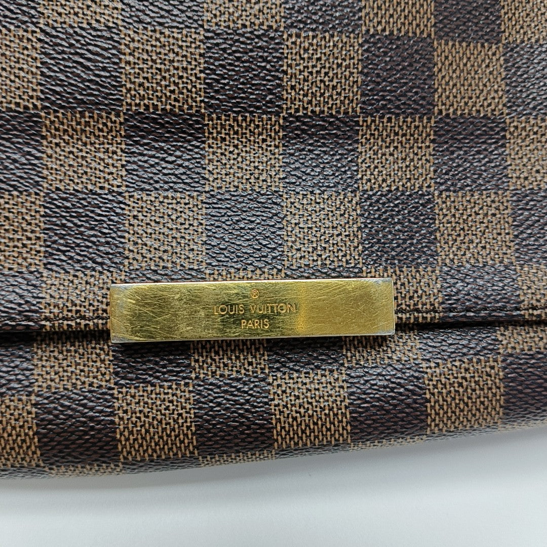 FAVORITE PM Coated Canvas Brown