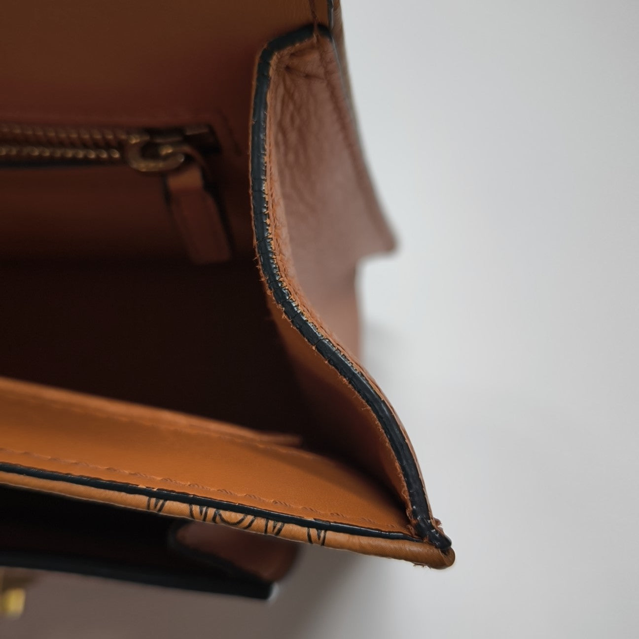 TRACY Small Monogram Coated Canvas Brown