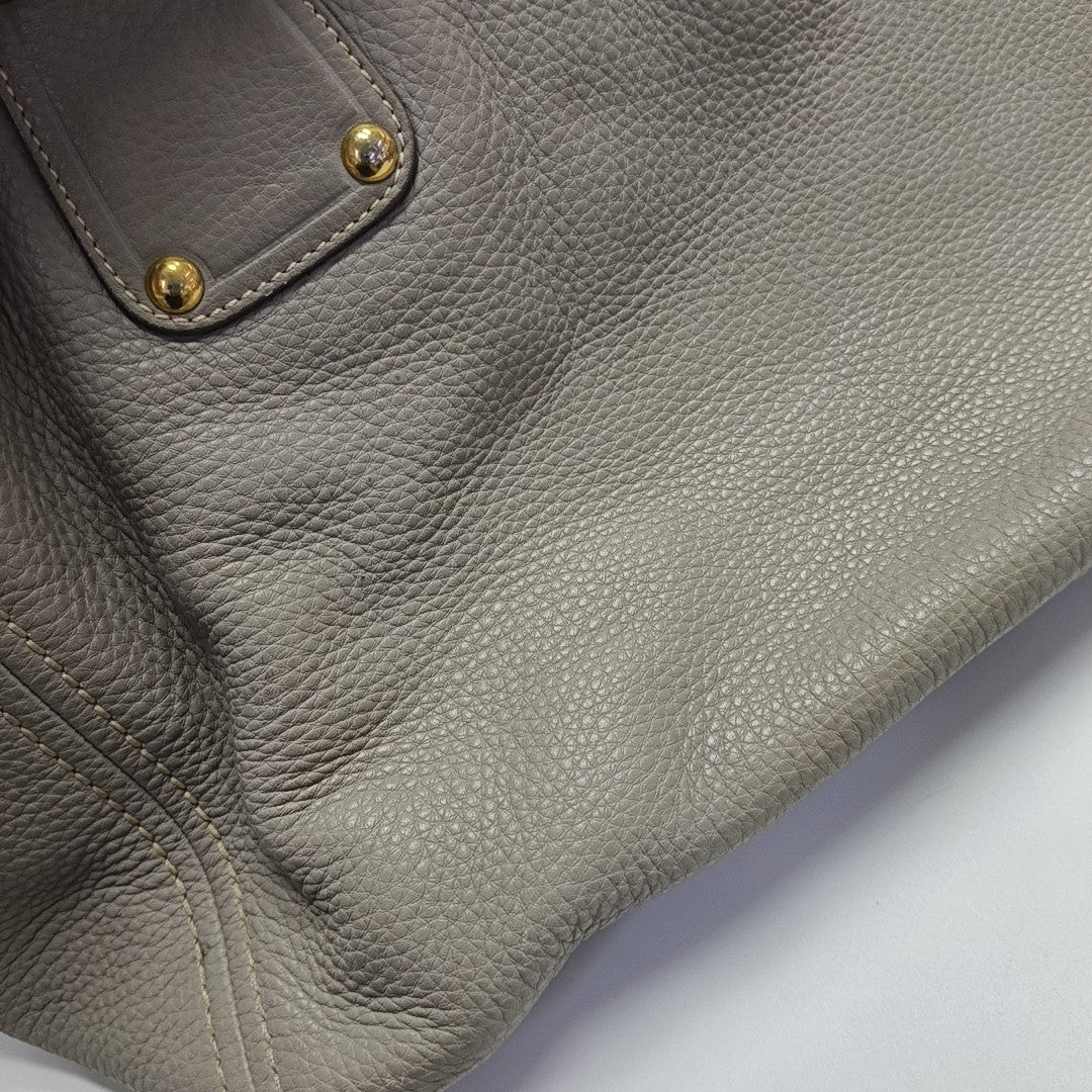 Calfskin Tote Bag Gray