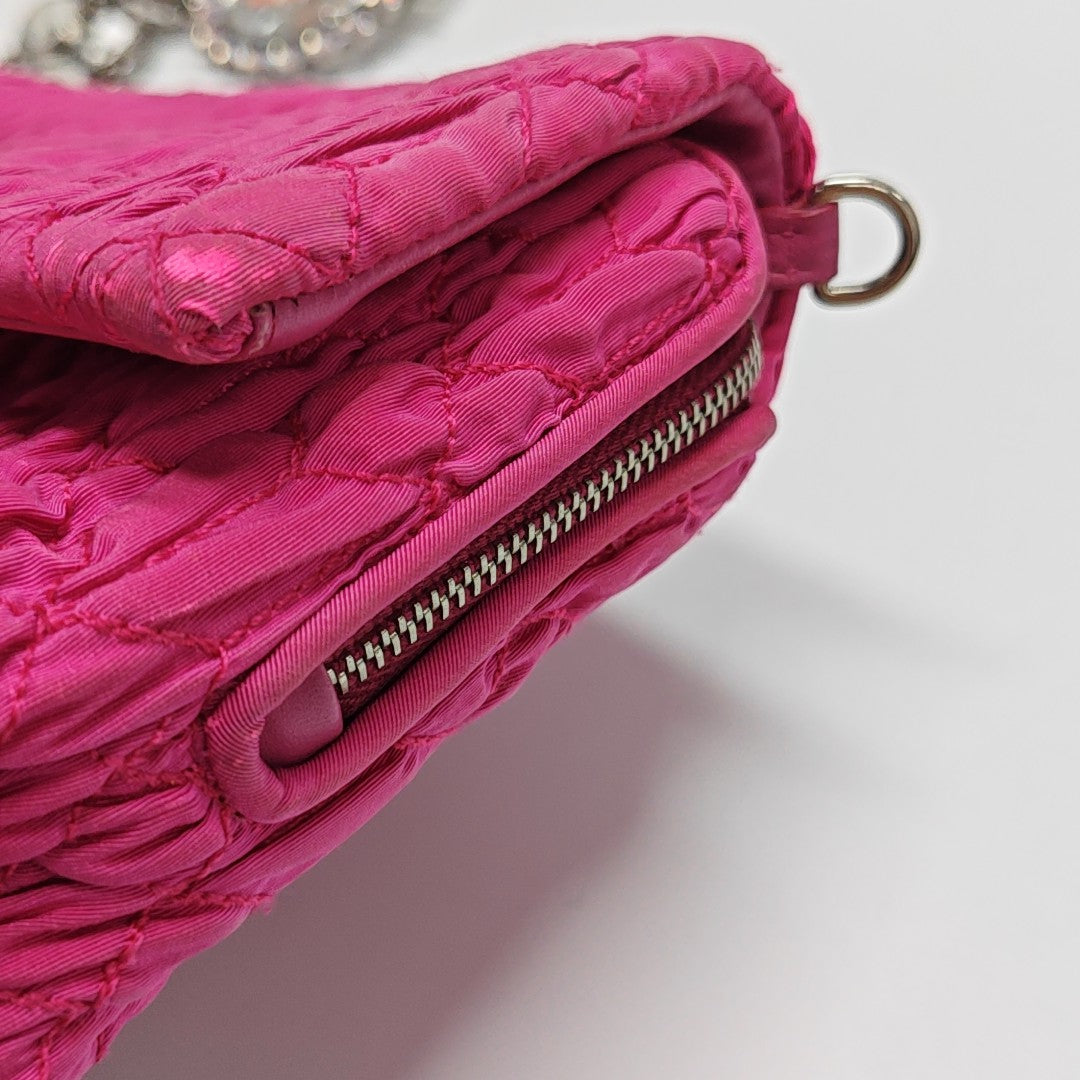 Crystal Quilted Canvas Red