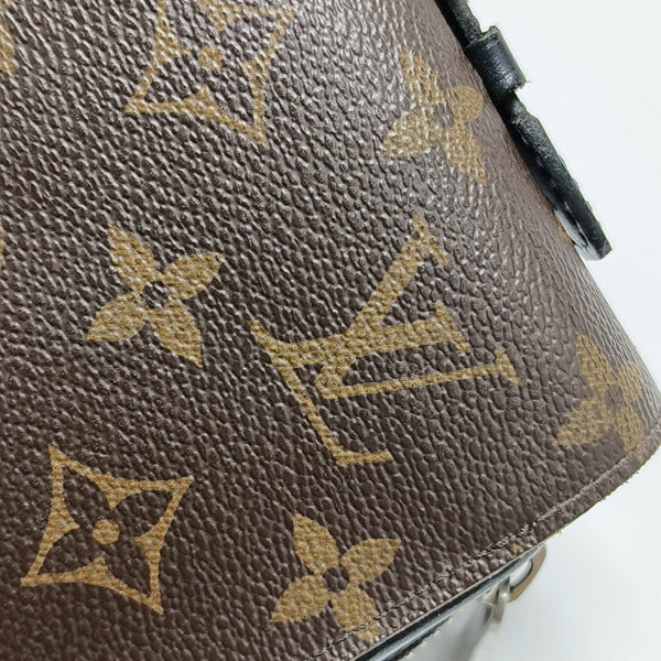 Monogram Coated Canvas Wallet Brown