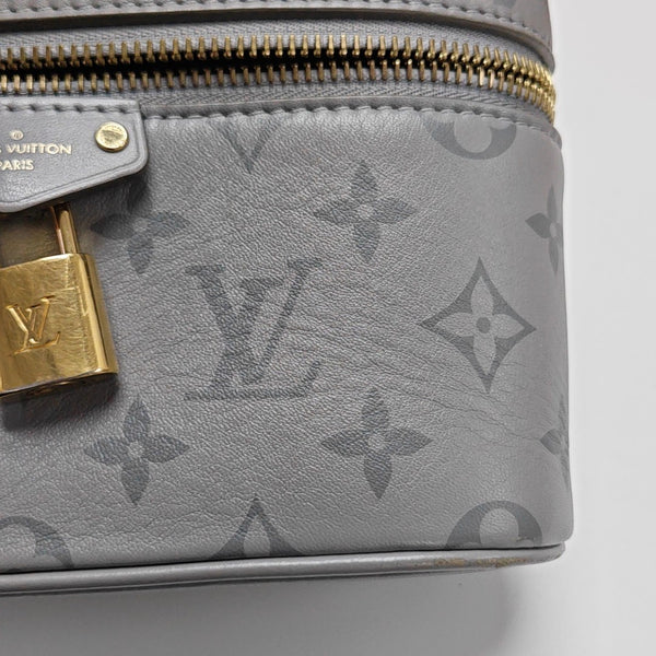 Vanity Chain Pouch PM Monogram Calfskin Gray