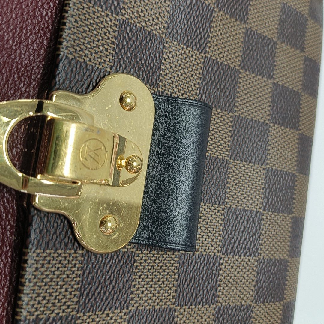 VAVIN PM Damier Ebene Coated Canvas Brown