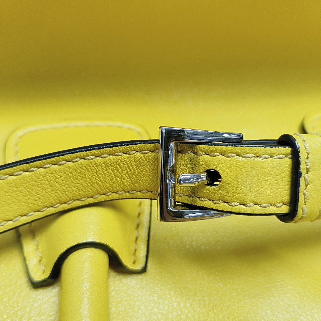 Calfskin Tote Bag Yellow