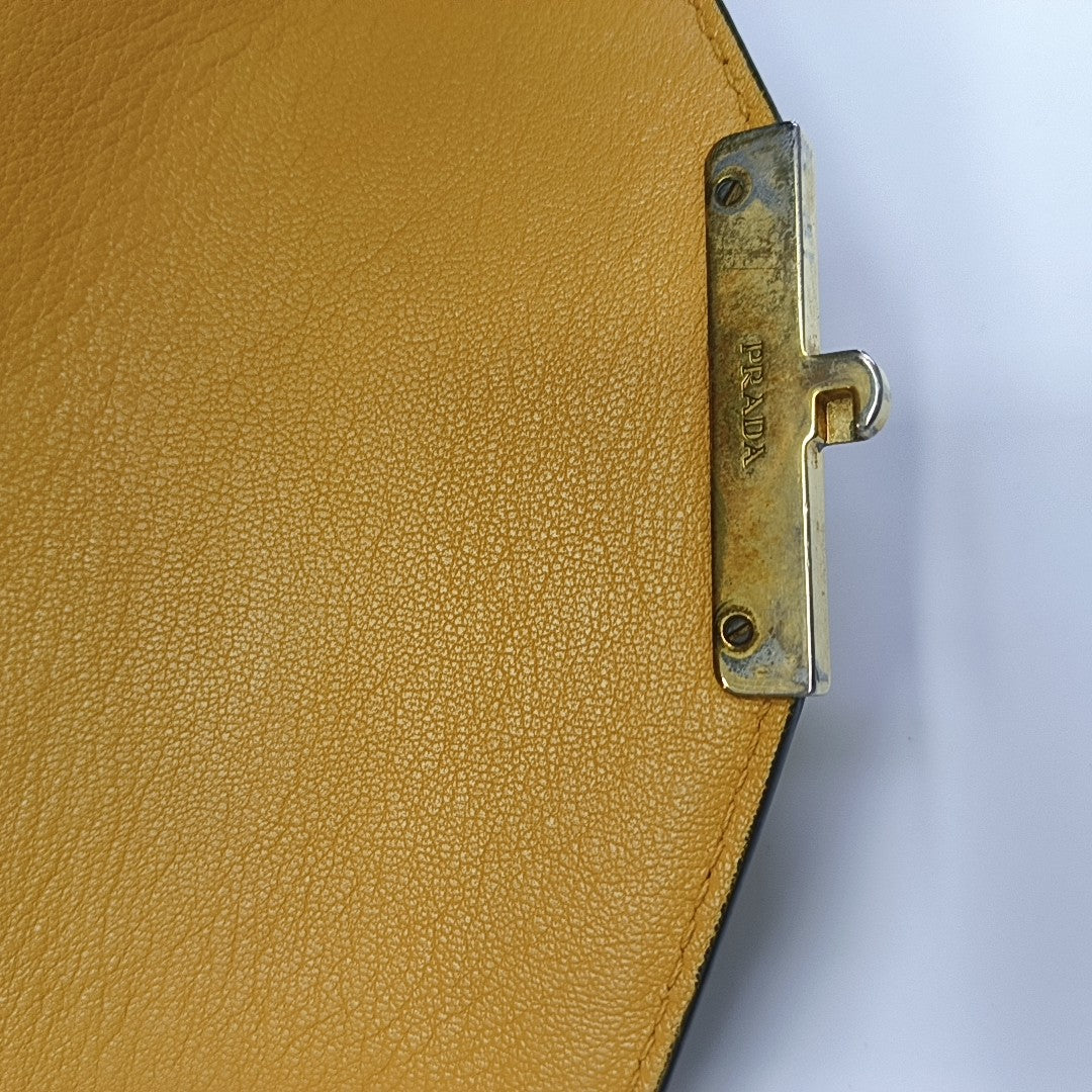 Calfskin Top Handle Bag Multicolor