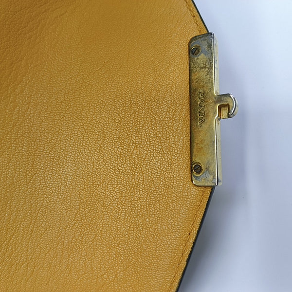 Calfskin Top Handle Bag Multicolor