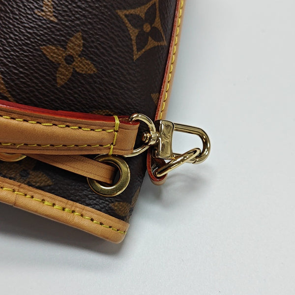 NOÉ Nano Monogram Coated Canvas Brown