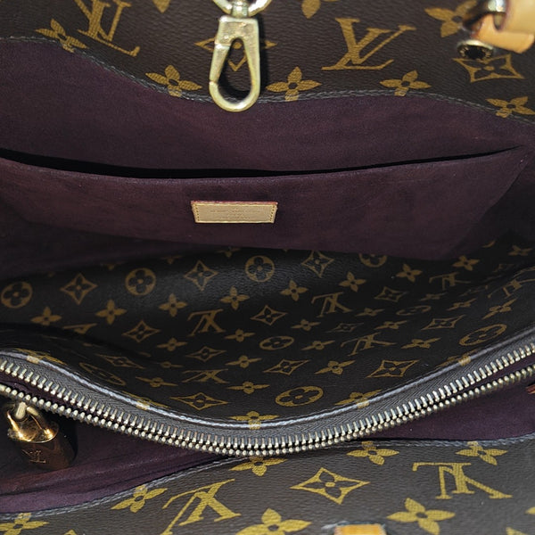 MONTAIGNE Monogram Coated Canvas Brown