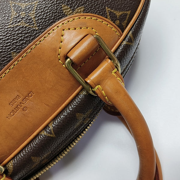 DEAUVILLE Monogram Coated Canvas Brown