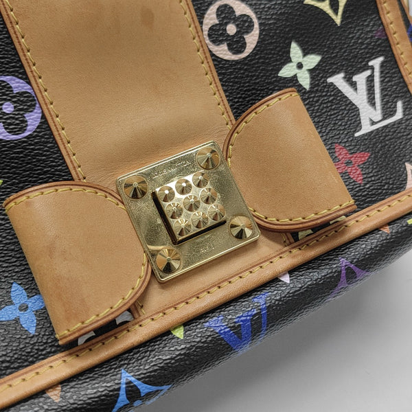 LV × TM ANNIE Monogram Coated Canvas Black