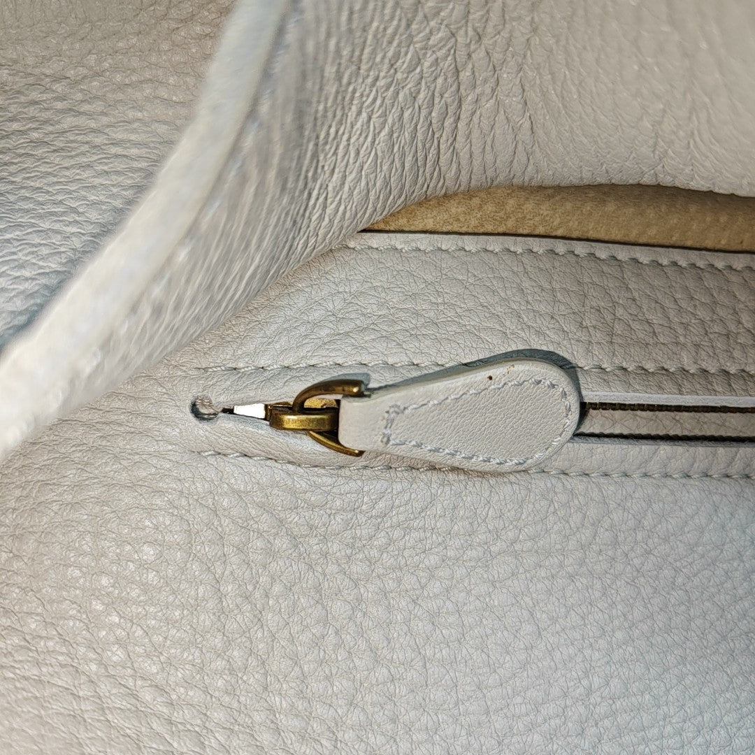 Lambskin Shoulder Bag White