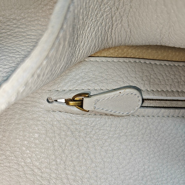 Lambskin Shoulder Bag White