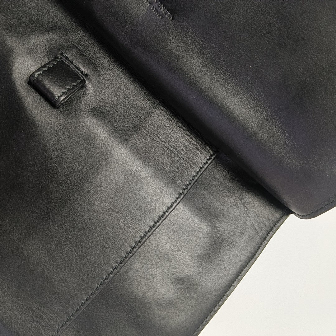 Lambskin Clutch Black