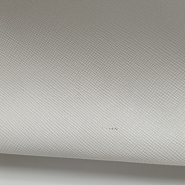 Twin Saffiano Calfskin White