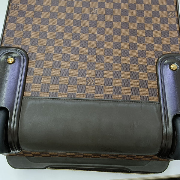PEGASE 55 Damier Ebene Coated Canvas Brown