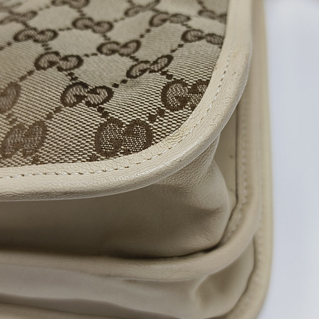 Horsebit 1955 Medium Monogram Canvas Brown
