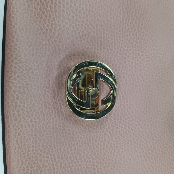 Interlocking G Large Calfskin Pink