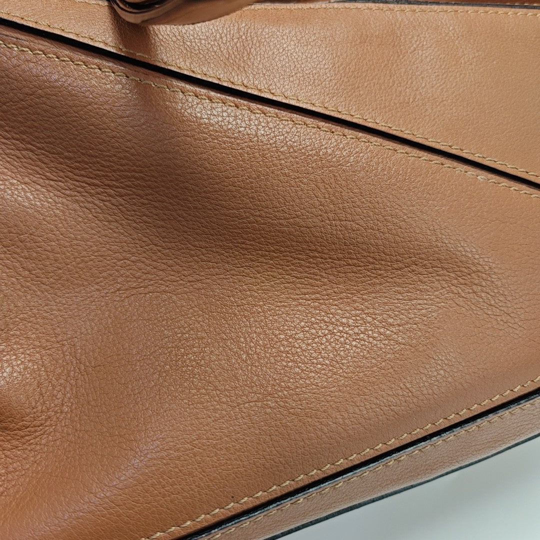 Puzzle Small Calfskin Brown
