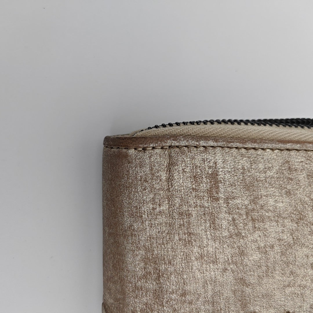 Calfskin Wallet Beige