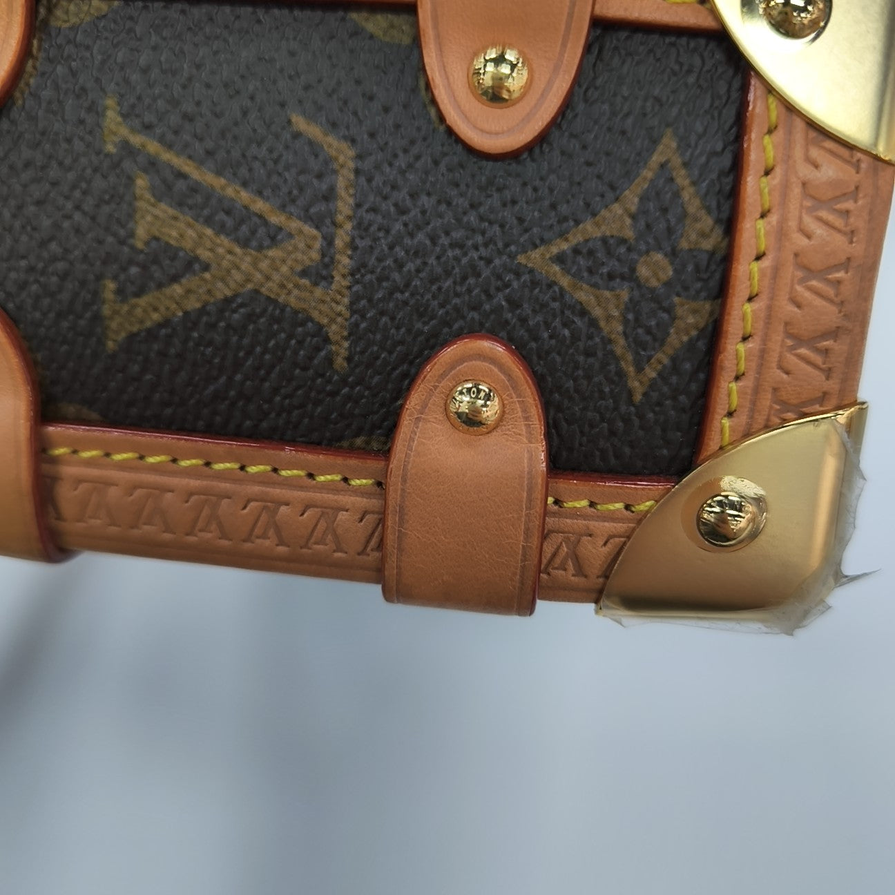 SIDE TRUNK PM Monogram Coated Canvas Brown