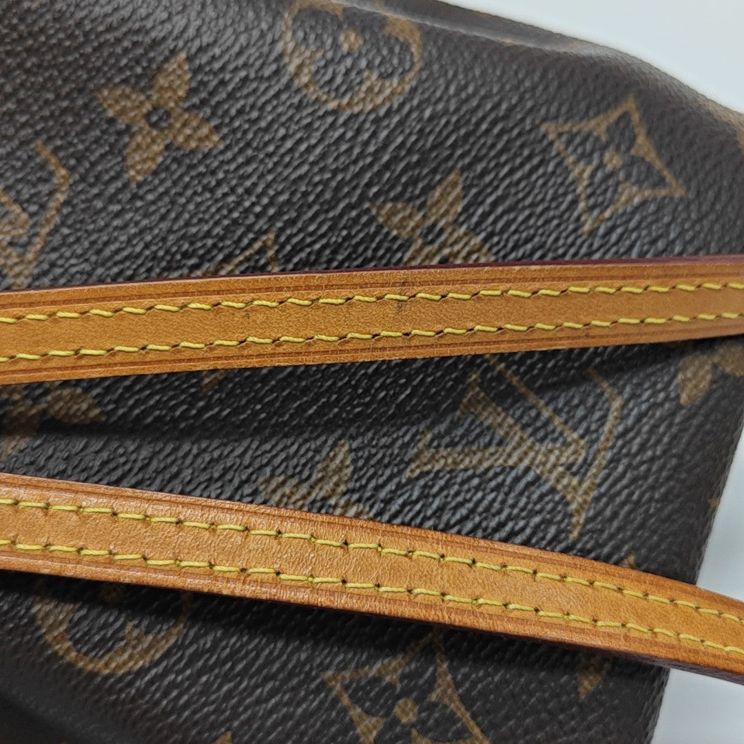 NÉONOÉ Nano Monogram Coated Canvas Brown