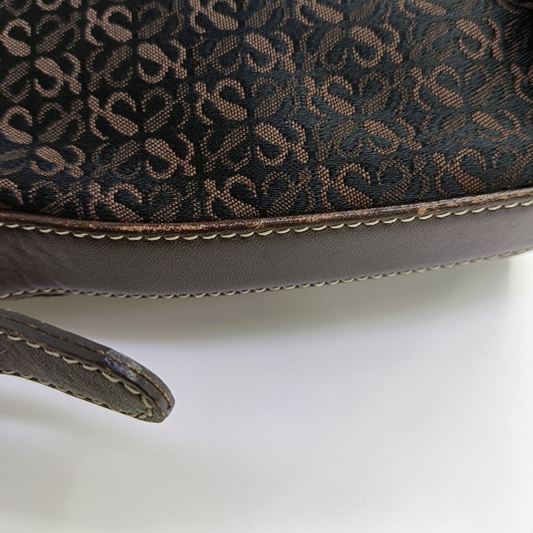 Canvas Shoulder Bag Brown