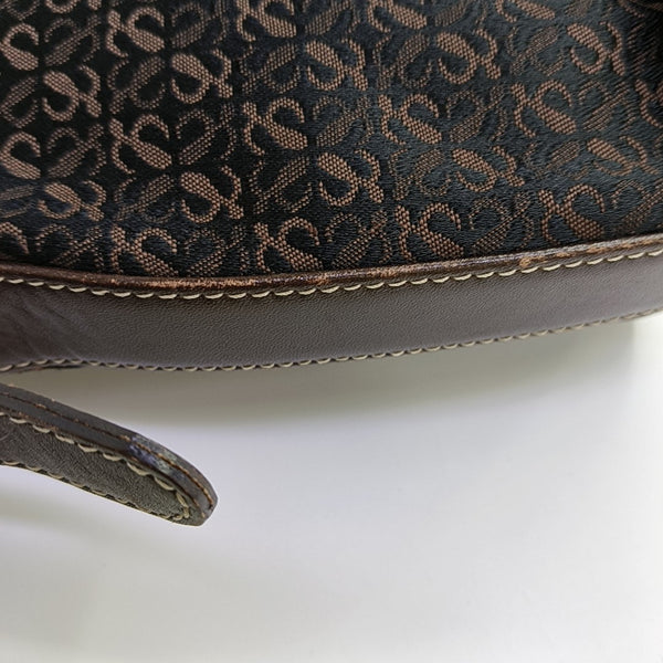 Canvas Shoulder Bag Brown