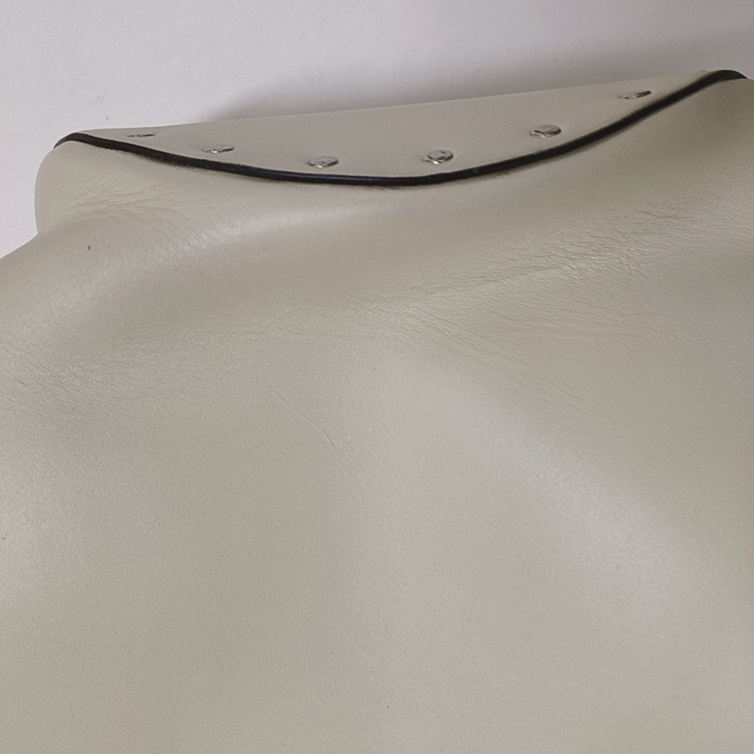 BIKER Calfskin White