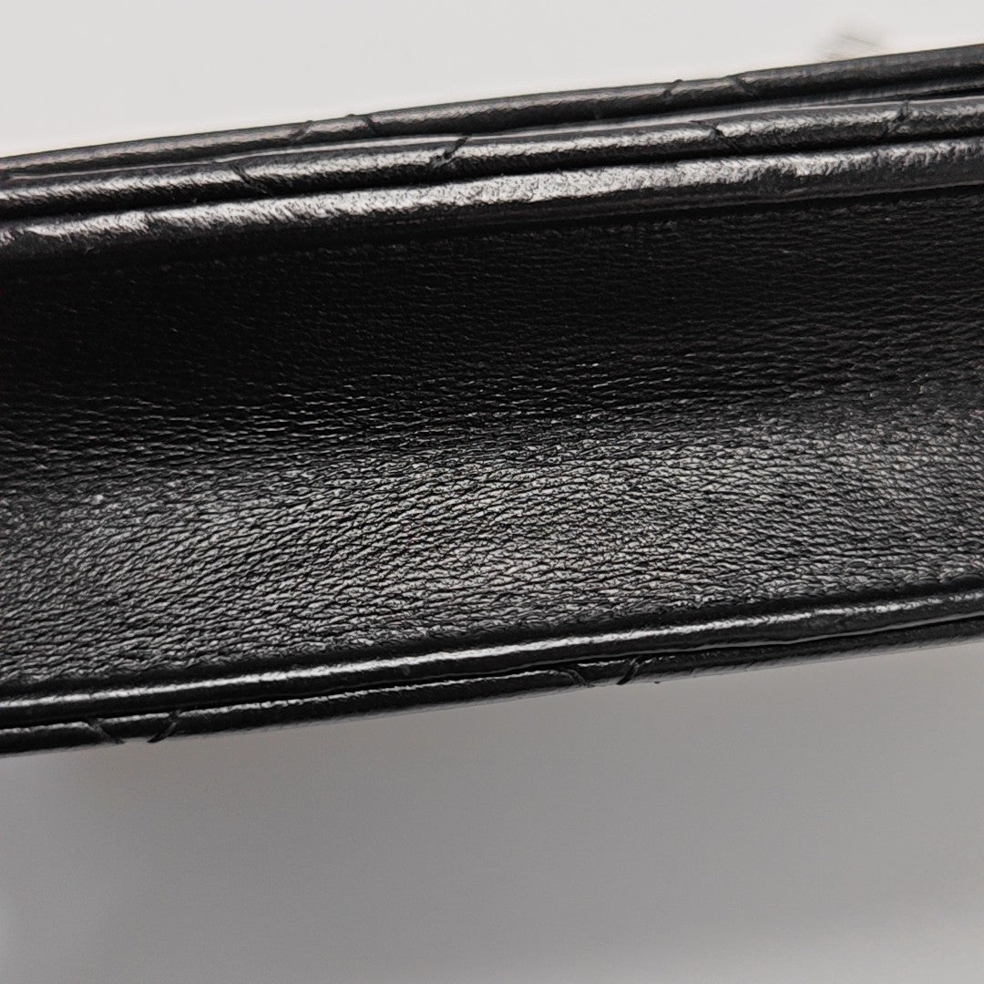 WOC Quilted Lambskin Black
