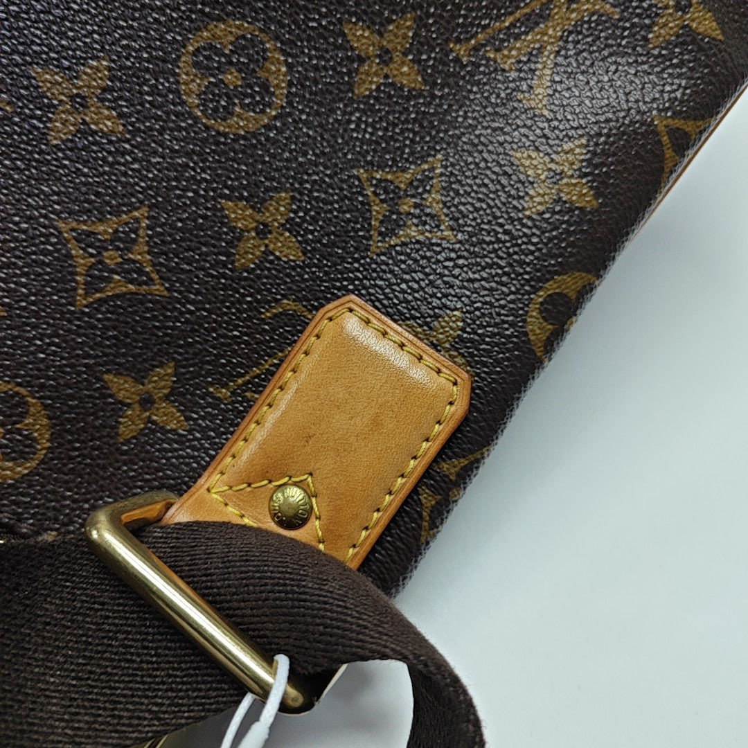 VALMY Monogram Coated Canvas Brown