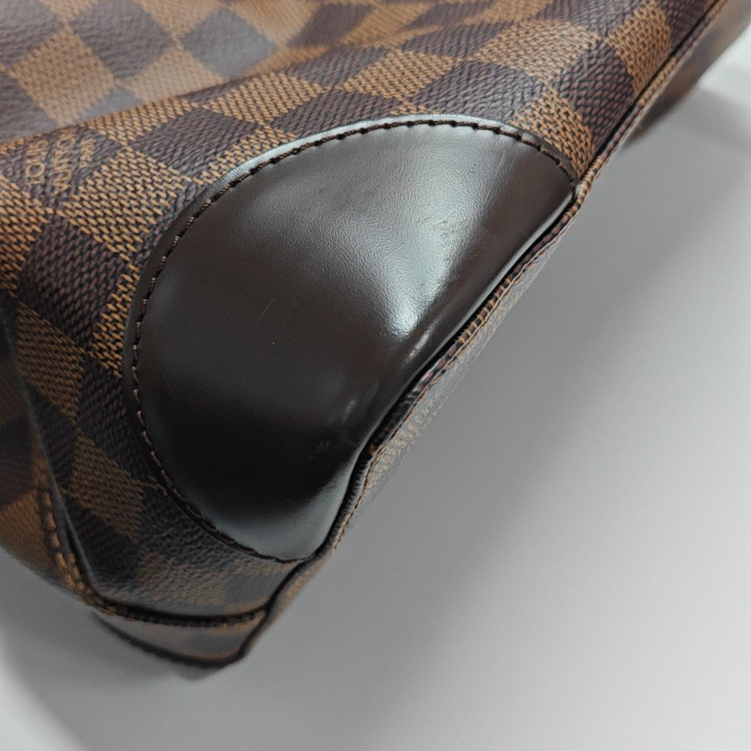 HAMPSTEAD MM Damier Ebene Coated Canvas Brown