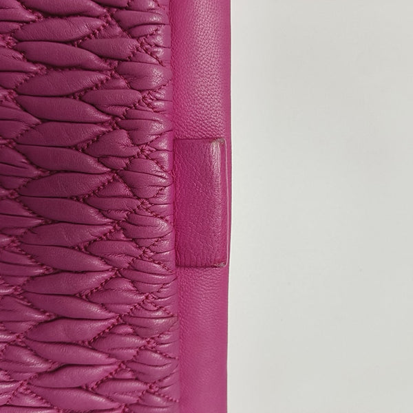 Matelassé Quilted Lambskin Pink