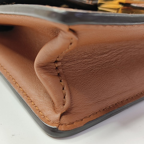 DAUPHINE WOC Monogram Coated Canvas Brown