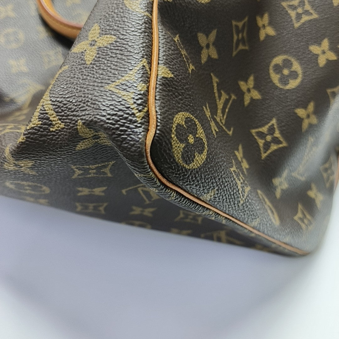 SPEEDY 40 Monogram Coated Canvas Brown