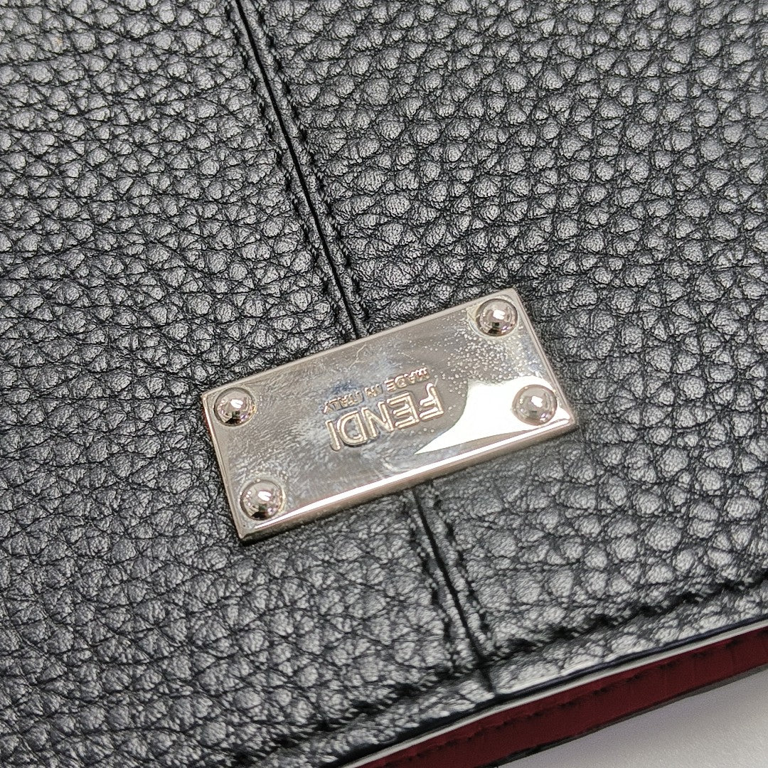 Peekaboo Medium Calfskin Black
