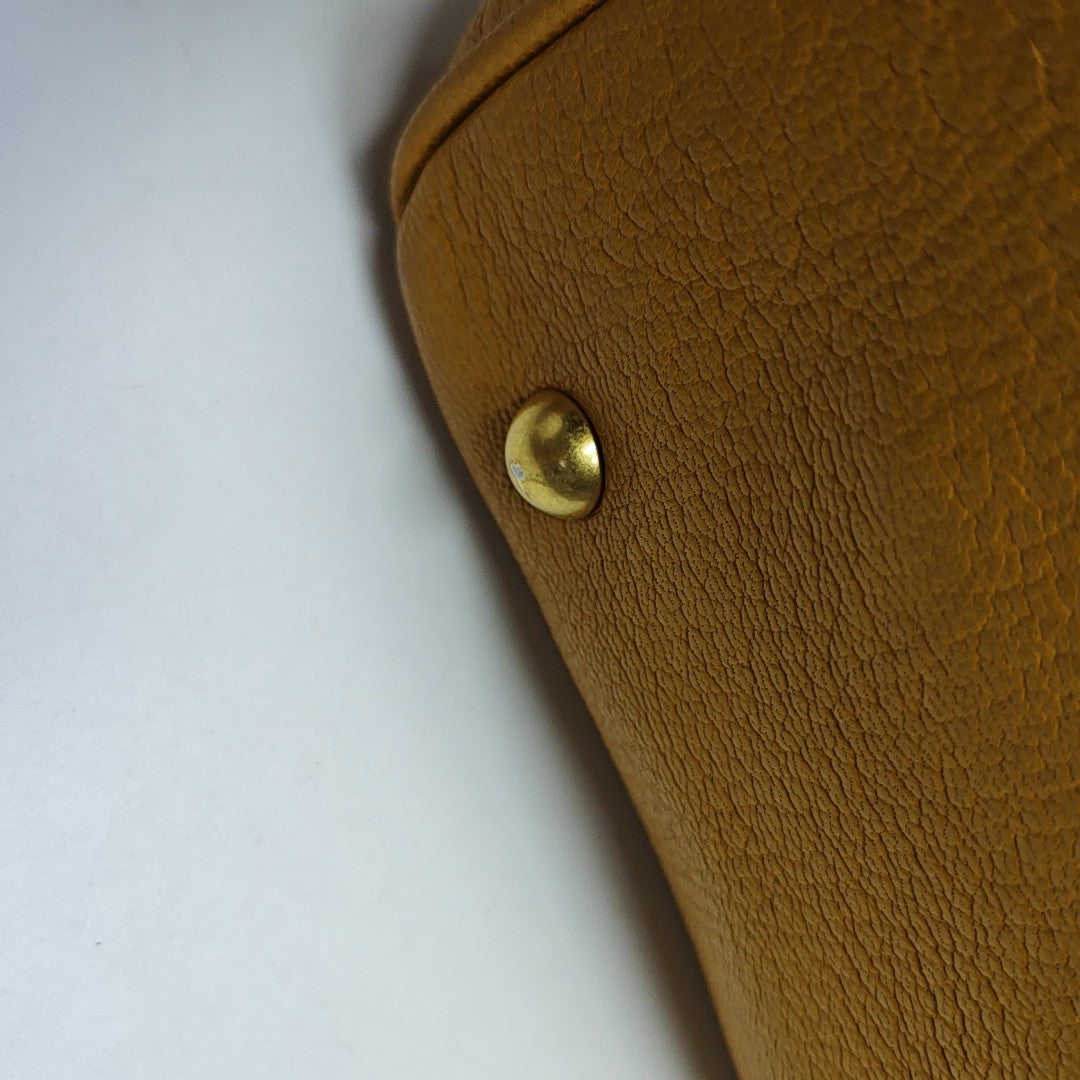 Calfskin Tote Bag Yellow