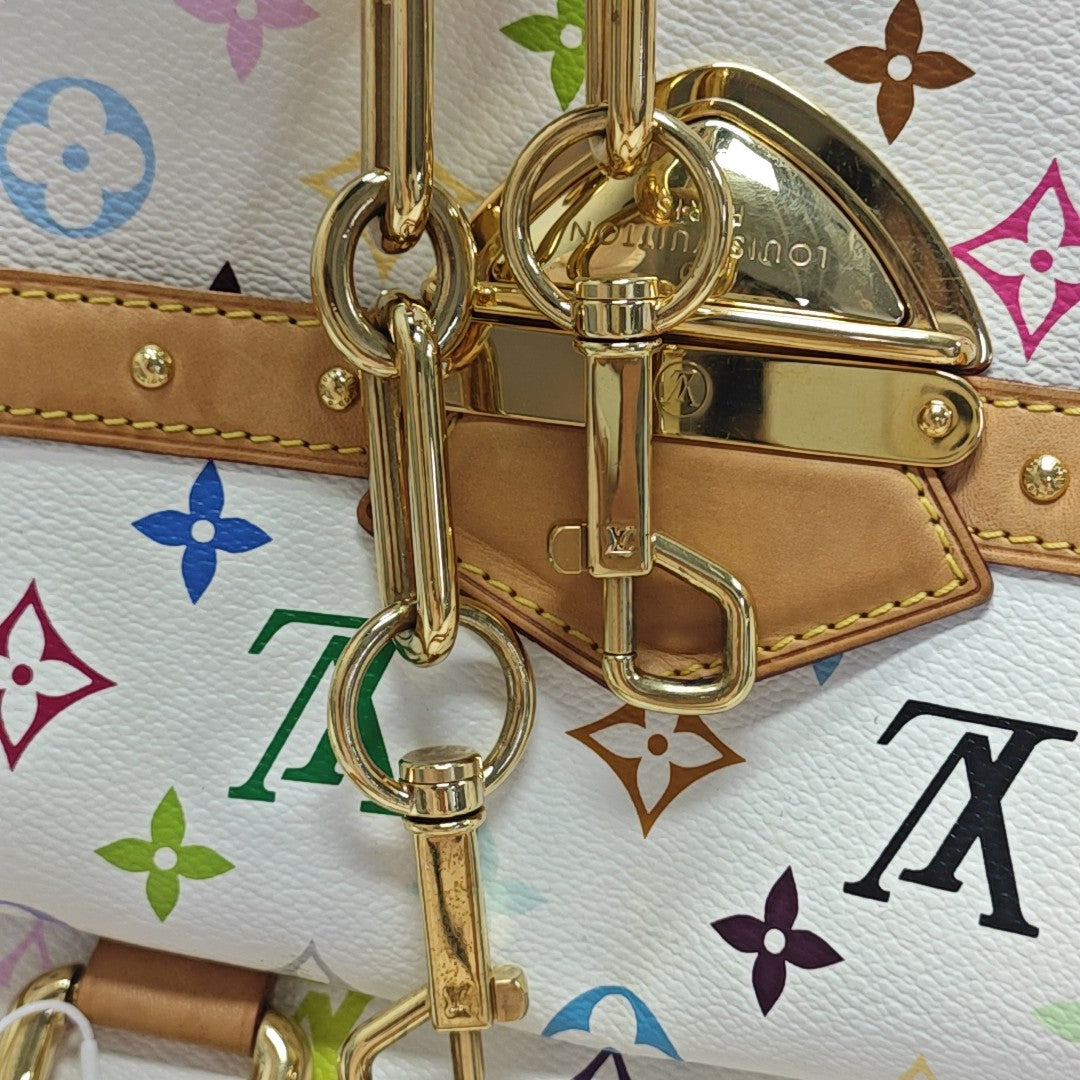 LV × TM RITA Monogram Coated Canvas White